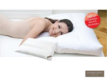 Изображение товара "Подушка пуховая с тенсель JOHANN HEFEL TENCEL®  Daune  Vario  3-камерная от Johann Hefel"