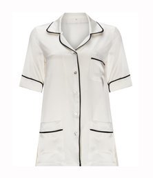 Изображение товара "CHEMISE MANCHES COURTES шелковая рубашка GINGERLILY (ivory) от GINGERLILY"