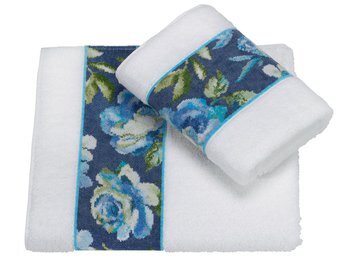 Изображение товара "DIANA BLUE BORDER Feiler полотенце от Archive"