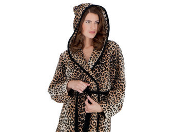 Изображение товара "SAFARI Feiler шенилловый халат с капюшоном от Archive"