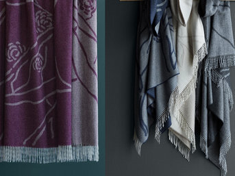 Изображение товара "WILDFLOWER в тонах ELVANG DENMARK плед от ELVANG denmark"