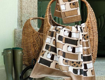 Изображение товара "DOGS  Feiler шенилловое полотенце от Feiler"