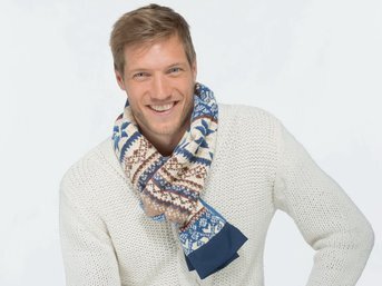 Изображение товара "Baltic Blue Feiler шенилловый шарф от Archive"