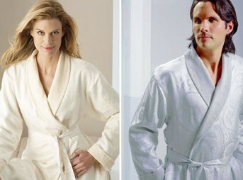 Изображение товара "Seide Jacquard шелковый халат Christian Fischbacher от Archive"