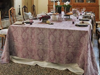 Изображение товара "FRESKO Leitner Leinen полульняная скатерть в тонах от LEITNER LEINEN"