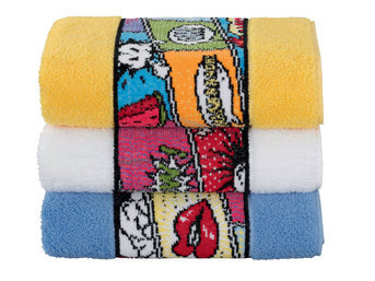 Изображение товара "COMICS BORDER Feiler полотенце (3 цвета) от Archive"