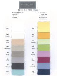 Изображение товара "Простыня трикотажная JOHANN HEFEL (17 оттенков) от Johann Hefel"