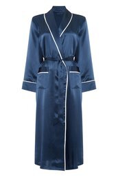 Изображение товара "ROBE DE CHAMBRE шелковый халат GINGERLILY (bleu marine) от GINGERLILY"