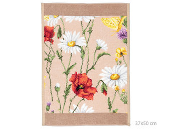 Изображение товара "DAISY FIELD BEIGE Feiler шенилловое полотенце от Feiler"