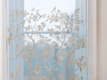 Изображение товара "PARADISO Turquoise MADRAS PANEL MYB Textiles кружевное панно из мадраса от MYB Textiles "