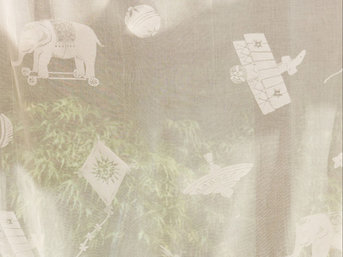 Изображение товара "SPINNING TOPS MYB Textiles тюль из мадраса для детских от MYB Textiles "