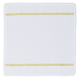 Изображение товара "LA GLAMOUR Feiler (weiss - gold) шенилловая салфетка от Feiler"