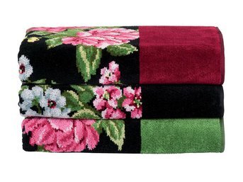 Изображение товара "Peony black  Feiler шенилловое полотенце от Feiler"