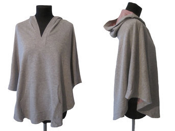 Изображение товара "BAUKJE пончо gray Pluto от Archive"