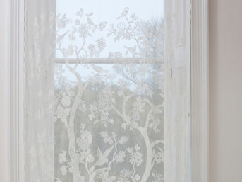 Изображение товара "PARADISO IVORY MADRAS PANEL MYB Textiles кружевное панно из мадраса от MYB Textiles "