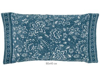 Изображение товара "INDIGO BLOOM Feiler шенилловая наволочка от Archive"