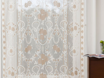 Изображение товара "STONE ROSES MADRAS PANEL MYB Textiles кружевное панно из мадраса от MYB Textiles "