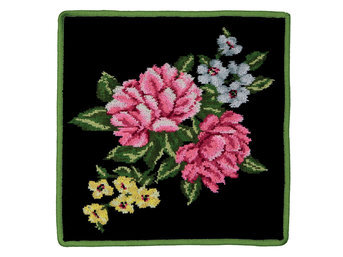 Изображение товара "PEONY BLACK Feiler шенилловая салфетка от Archive"