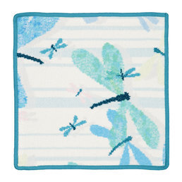 Изображение товара "DRAGONFLY BLUE Feiler шенилловая салфетка от Archive"