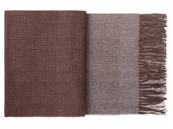 Изображение товара "HORIZON (plum-cognac) ELVANG DENMARK плед от ELVANG denmark"