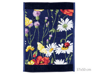 Изображение товара "DAISY FIELD BLUE Feiler шенилловое полотенце от Feiler"