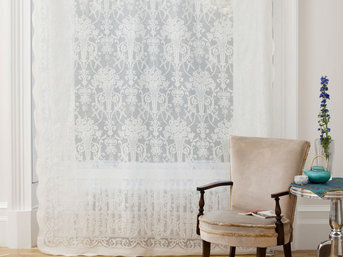 Изображение товара "PEARL MADRAS PANEL MYB Textiles кружевное панно из мадраса от MYB Textiles "