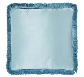 Изображение товара "LUX FRINGE TEAL декоративные подушки GINGERLILY (шелк и бархат) от Archive"