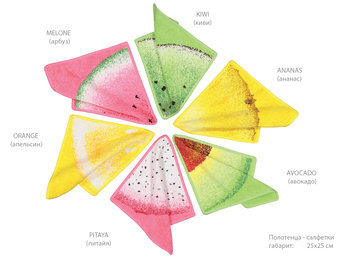 Изображение товара "FRUITS Feiler шенилловое полотенце (салфетка) от Feiler"